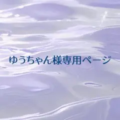 ゆうちゃん様専用ページ•*¨*•.¸♬︎