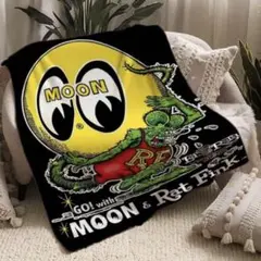 MOONEYES ＆ Rat Fink ブランケット