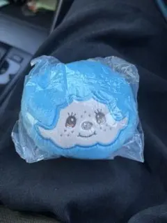 モンチッチ 　フェイスぬいぐるみ カラフルバージョン　ブルー