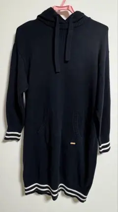 BLUE LABEL CRESTBRIDGE　ニットパーカーワンピース