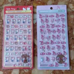 ボンボンドロップドロップシール ミニ　キティ マイメロ　セット