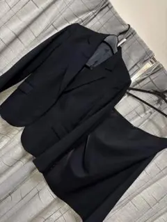 アオキ　LES MUES ブラックビジネススーツ上下