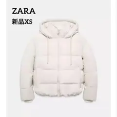 【新品タグ付き】ZARA 撥水加工と防風機能を備えたショート丈アノラック ＸＳ