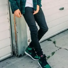 mnml X43 ブラック ストレッチ スキニーデニム 32インチ 新品タグ付き