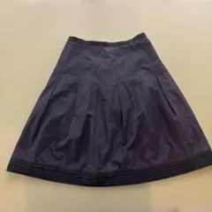 NARA CAMICIE フレアスカート 膝丈 ブラックのサムネイル