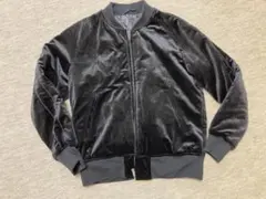 GU 中綿　ベロア　MA-1 ボンバージャケット　ブルゾン　ジャンパー