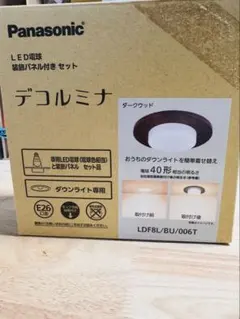 Panasonic デコルミナ LED電球 装飾パネル付きセット