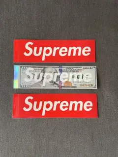 Supreme ロゴステッカー 3枚セット