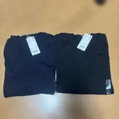 ユニクロ スーピマコットン Vネックセーター メンズS 2枚 タグ付