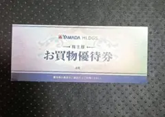 ヤマダデンキ お買物優待券 4枚2000円分