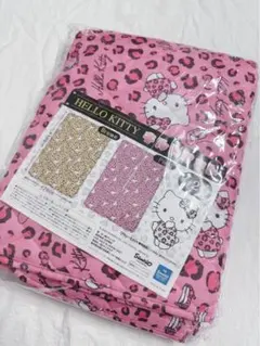 値下げ！キティ ピンクヒョウ柄 キルトマット