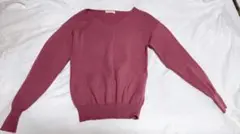 AG by aquagirl ピンク Vネックニット 長袖