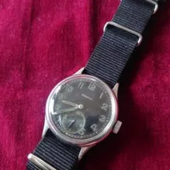 ZENITH DH ミリタリー手巻き時計 ブラック文字盤のサムネイル
