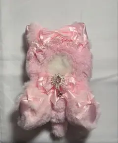 ♡ 16cm ぬい服 おすわり しろねこ ピンクふりる にじぬい ♡ - メルカリ