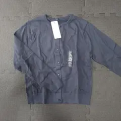 新品　150 UNIQLO　UVカット　クルーネックカーディガン