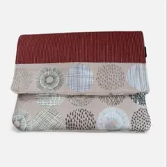 北欧風まる模様＊マルチケース｜カード・小物収納に ファスナー付き ハンドメイド