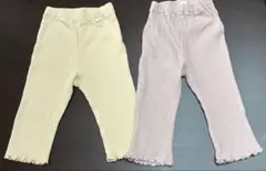 【ベビー服】petit main 80cmボトムス2点セット