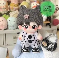 【4点セット】10cm～12cm ぬい服　ぬいぐるみ服　推し活　ぬい活　着せ替え