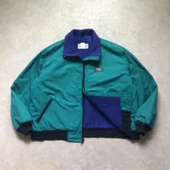 90sL.L.BeanウォームアップジャケットフリースナイロンジャケットUSA製