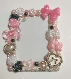 トレカケース ホイップデコ 白 ピンク系