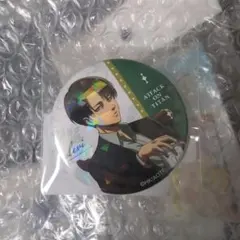 進撃の巨人 リヴァイ ホログラム缶バッジ