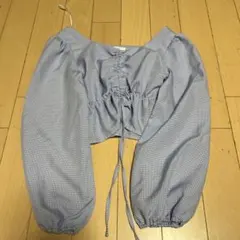 WEGO チェック柄長袖トップスのサムネイル