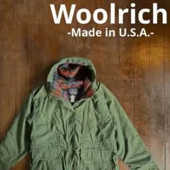 USA製！！【WOOLRICH ウールリッチ】フード付き中綿ジャケット M
