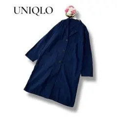 UNIQLO ユニクロ　レディース　ロングシャツ　ジャケット　ネイビー　Mサイズ