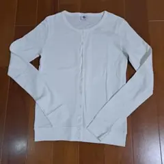PETIT BATEAU カーディガン ホワイト サイズSのサムネイル
