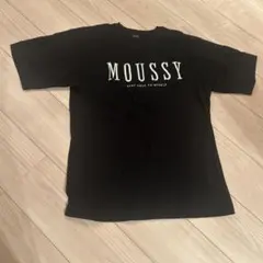 MOUSSY ブラック Tシャツ FREEサイズ