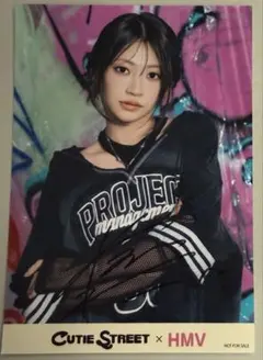 CUTIE STREET 板倉可奈 ユニット衣装 サイン入りブロマイド