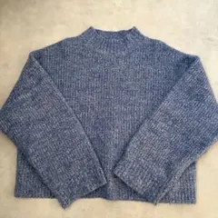ディスコート　ブルー　ニット