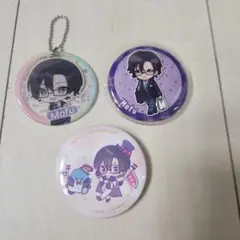 カラフルピーチ　もふくん 缶バッジ など3個セット