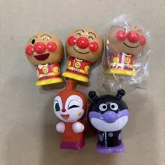 アンパンマン　ピコピコマスコット　ミニフィギュア　ドキンちゃん　バイキンマン