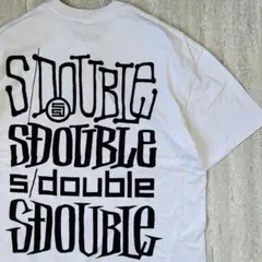 海外限定 S/Double エスダブル Tシャツ L ホワイトのサムネイル