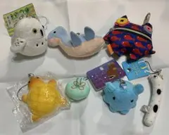 キャラクターぬいぐるみマスコットセット