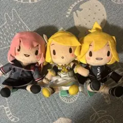 プロセカ　ふわぷちミニぬいぐるみ　3点