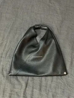 【MM6】ジャパニーズ ミニバッグ グレインレザー ブラック