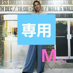 LAGUNAMOON ラグナムーン LADYクロスベアパンツドレス ブルー M