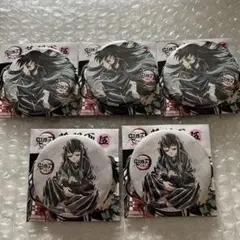 鬼滅の刃 全集中展　無一郎缶バッジ 5個セット