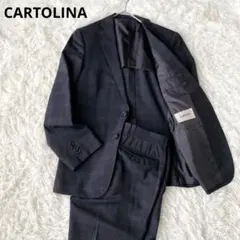 カルトリーナ スーツ セットアップ 格子柄 ビジネス フォーマル 冠婚葬祭