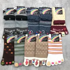 レディース靴下 5本指ソックス 23～25cm 10点 まとめて　3174