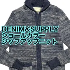 デニム&サプライ ラルフローレン ニット ジップアップ ralph lauren