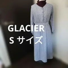 GLACIER 可愛い花柄のワンピース 美品 S サイズ