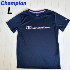 Champion チャンピオン Tシャツ ロゴプリント ネイビー 紺 Lのサムネイル
