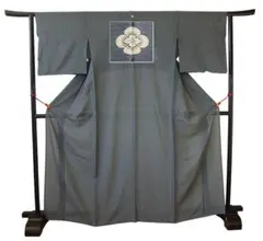 美品 作家物 単衣 お茶事に最適 色無地・小紋（正絹）仕立上り＜M1098