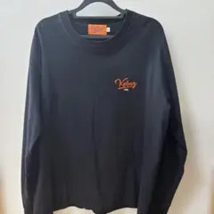 keboz ロンT 長袖Tシャツ ブラック M ロゴ 刺繍 シンプル 人気