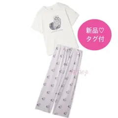 新品タグ付♡ジェラートピケ シーアニマル柄ワンポイントTシャツ&ロングパンツ