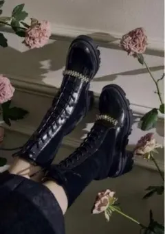 Crystal Lace-Up Ankle Bootsのサムネイル