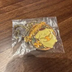 サンリオキャラクターズ　キラキラメタルチャーム　ポムポムプリン